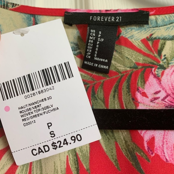 Forever 21 Floral Kimono/Pullover - Picture 5 of 5